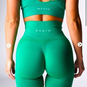 Holly Green Contour 2.0 Seamless Leggings